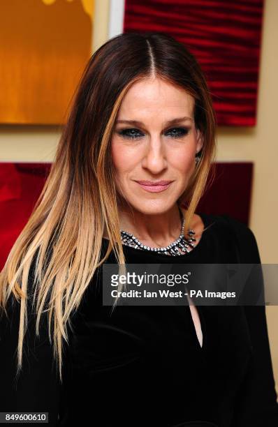 Sarah Jessica Parker arrives at the BAFTA afterparty held at the Grosvenor Hotel in London.