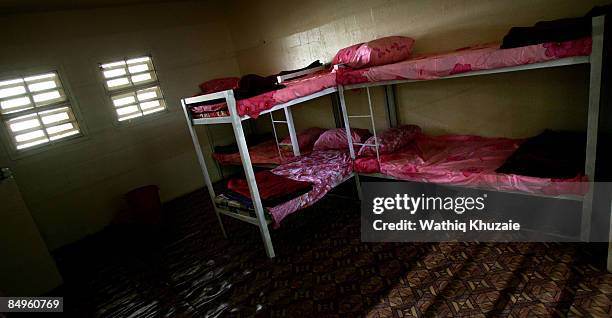 An interior view of one of the cells at the newly opened Baghdad Central Prison in Abu Ghraib on February 21, 2009 in Baghdad, Iraq. The Iraqi...