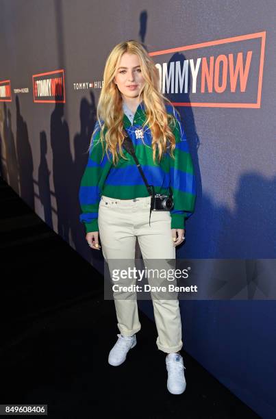 Anais Gallagher attends the Tommy Hilfiger TOMMYNOW Fall 2017 Show during London Fashion Week September 2017 at The Roundhouse on September 19, 2017...