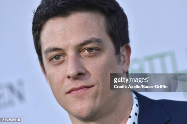 Actor James Mackay arrives at the premiere of Fox Searchlight Pictures' 'Battle of the Sexes' at Regency Village Theatre on September 16, 2017 in...