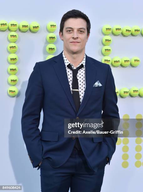 Actor James Mackay arrives at the premiere of Fox Searchlight Pictures' 'Battle of the Sexes' at Regency Village Theatre on September 16, 2017 in...