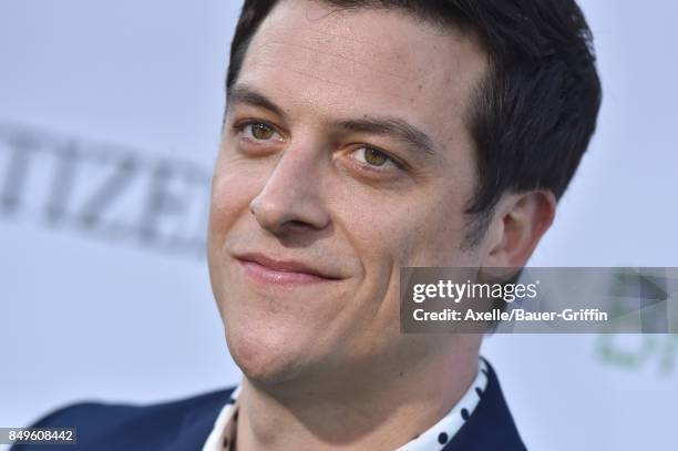 Actor James Mackay arrives at the premiere of Fox Searchlight Pictures' 'Battle of the Sexes' at Regency Village Theatre on September 16, 2017 in...