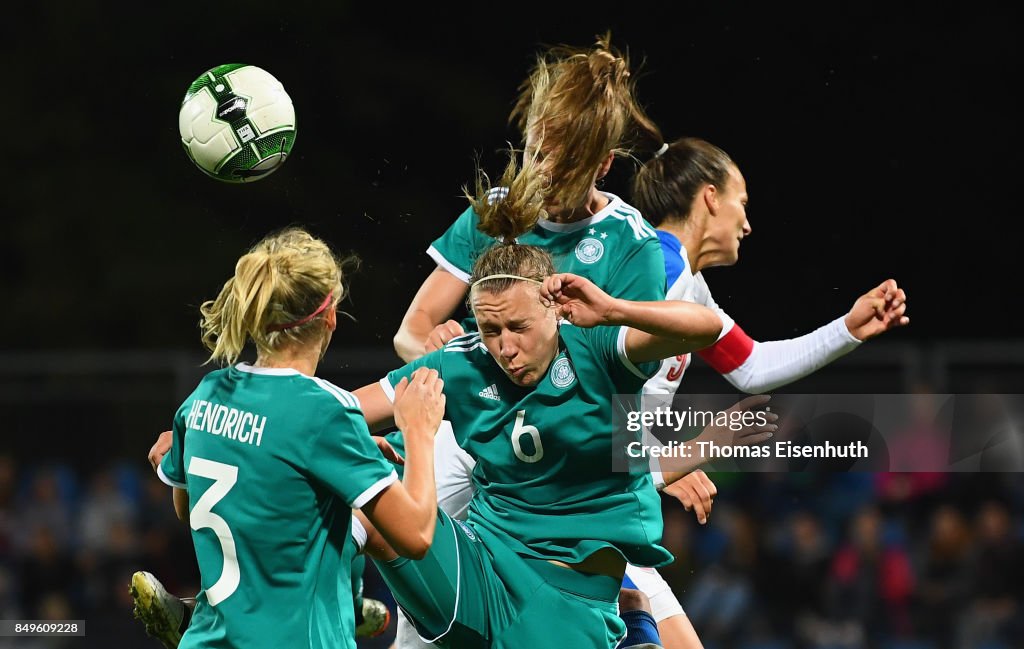 Czech Republic Women's v Germany Women's - 2019 FIFA Women's World Championship Qualifier