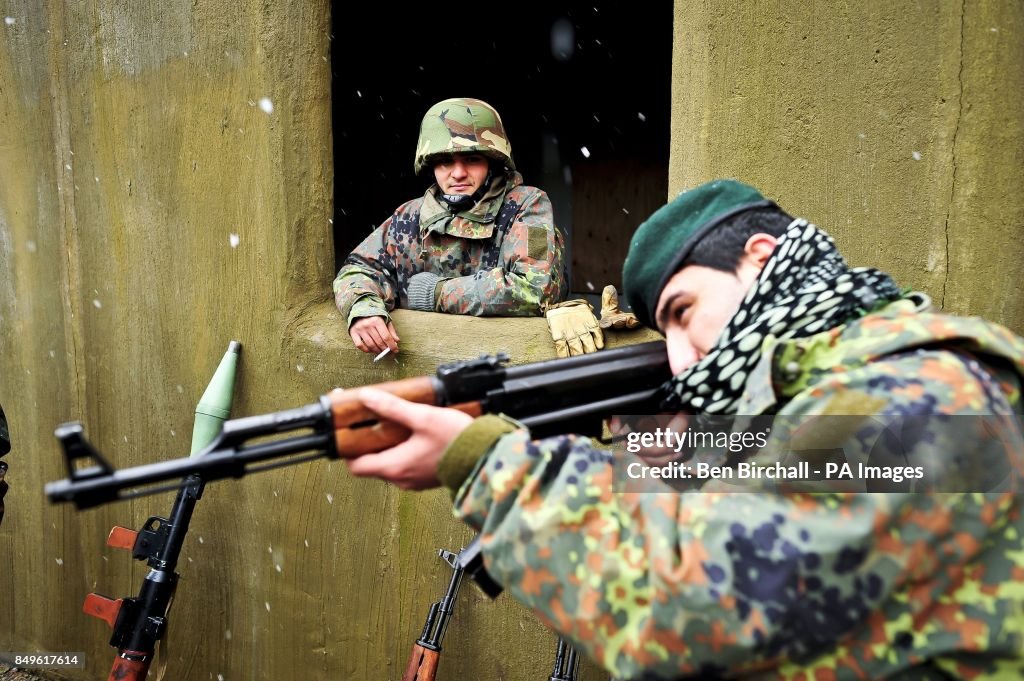 Army facility ahead of Afghanistan deployment