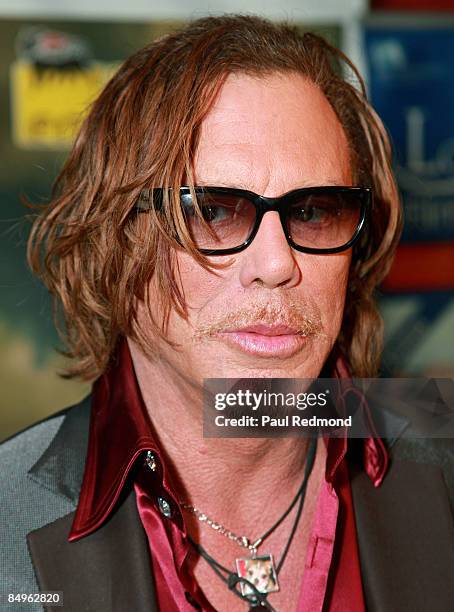 Actor Mickey Rourke attends the 4th Los Angeles Italia Film, Fashion And Art Festival's U.S. Premiere of "Franco Cristaldi:An Italian Legend" at the...