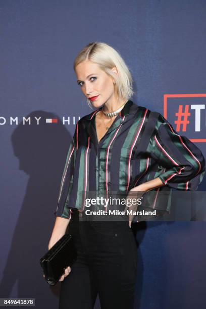 Poppy Delevingne attends the Tommy Hilfiger TOMMYNOW Fall 2017 Show during London Fashion Week September 2017 at the Roundhouse on September 19, 2017...