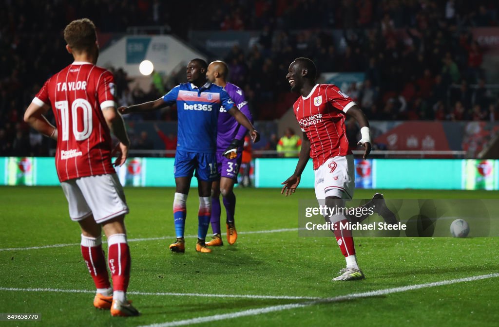 Bristol City v Stoke City - Carabao Cup Third Round