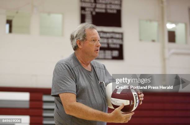 Greely High School volleyball coach Kelvin Hasch is not happy with the restructuring of the classes, as his team which won the Class A state...