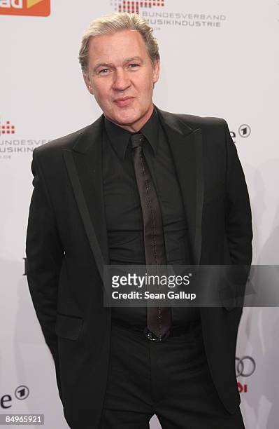 Singer Johnny Logan attends the 2009 Echo Music Awards at the O2 Arena on February 21, 2009 in Berlin, Germany.