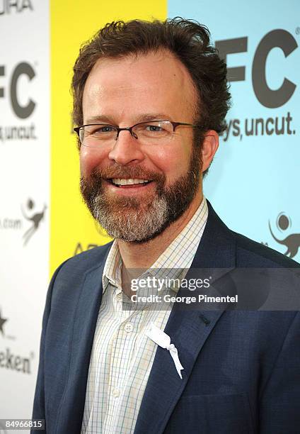 Actor Thomas McCarthy arrives at the 2009 IFC Indie Film Celebration at Shutters on the Beach on February 21, 2009 in Santa Monica, California.