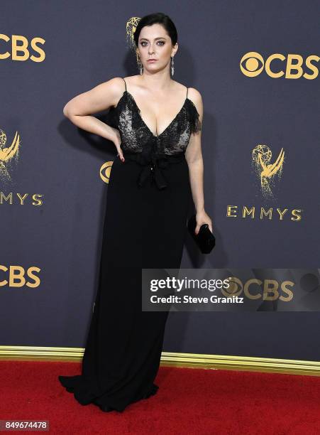 Rachel Bloom arrives at the 69th Annual Primetime Emmy Awards at Microsoft Theater on September 17, 2017 in Los Angeles, California.