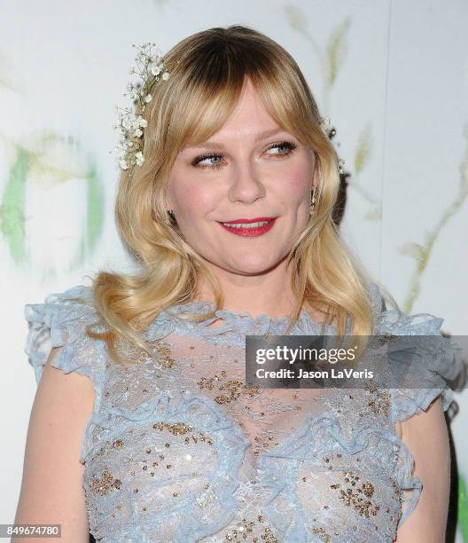 Actress Kirsten Dunst attends the premiere of "Woodshock" at ArcLight Cinemas on September 18, 2017 in Hollywood, California.