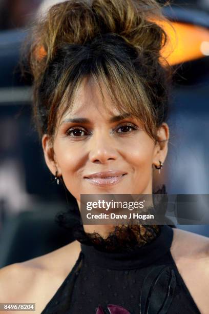 Halle Berry attends the 'Kingsman: The Golden Circle' World Premiere held at Odeon Leicester Square on September 18, 2017 in London, England.