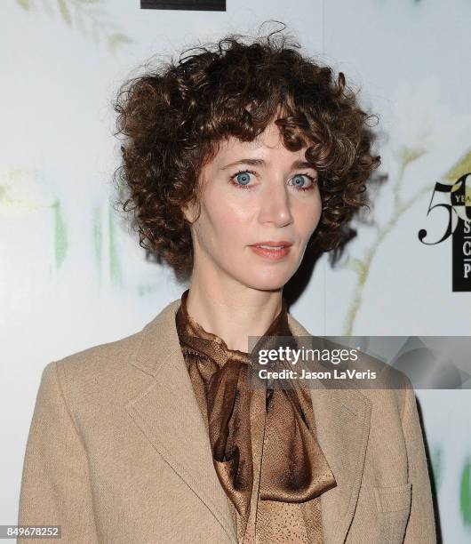 Actor and musician Miranda July attends the premiere of "Woodshock" at ArcLight Cinemas on September 18, 2017 in Hollywood, California.