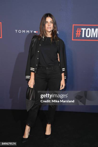 Julia Roitfeld attends the Tommy Hilfiger TOMMYNOW Fall 2017 Show during London Fashion Week September 2017 at the Roundhouse on September 19, 2017...