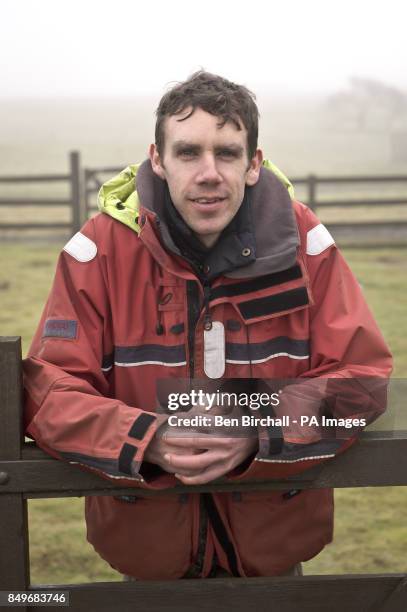 Matt Lipton, head warden, on Flat Holm island in the Bristol Channel. Flat Holm is a limestone island in the Bristol Channel approximately 6 km from...