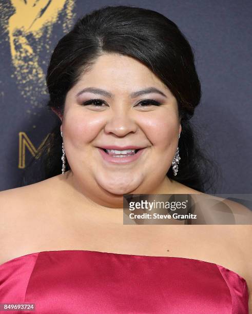 Raini Rodriguez arrives at the 69th Annual Primetime Emmy Awards at Microsoft Theater on September 17, 2017 in Los Angeles, California.