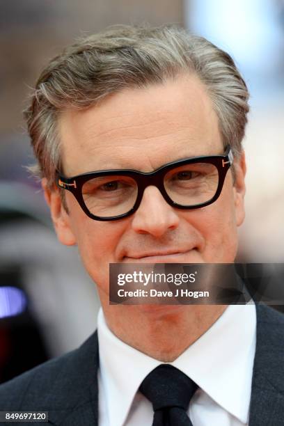 Colin Firth attends the 'Kingsman: The Golden Circle' World Premiere held at Odeon Leicester Square on September 18, 2017 in London, England.