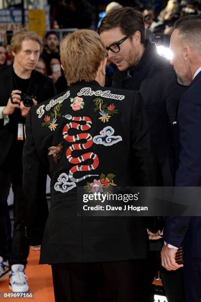 Elton John attends the 'Kingsman: The Golden Circle' World Premiere held at Odeon Leicester Square on September 18, 2017 in London, England.