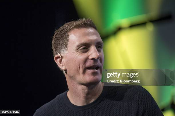 Alon Cohen, co-founder and president of Houzz Inc., speaks during the TechCrunch Disrupt 2017 in San Francisco, California, U.S., on Tuesday, Sept....