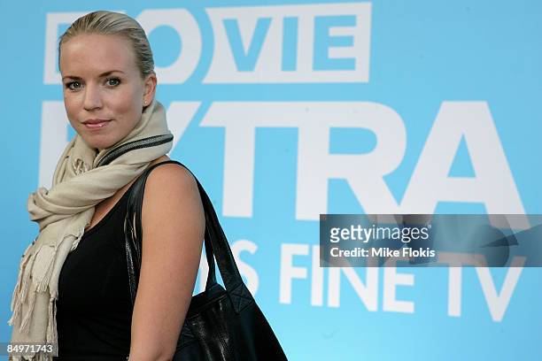 Jessica Napier arrives for the Movie Extra Tropfest 2009 in the Domain on February 22, 2009 in Sydney, Australia.