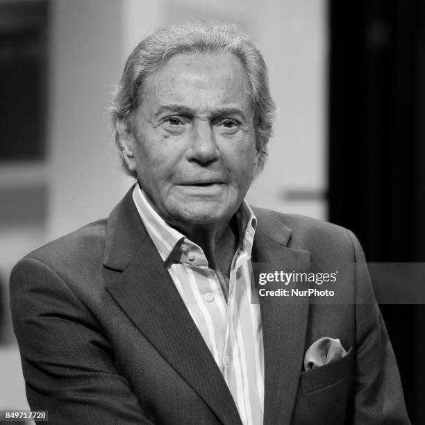 Arturo Fernandez pose during the presentation of &quot;High Seduction&quot; at the AMAYA theater in Madrid. Spain. September 19, 2017