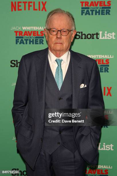 Michael Whitehall attends a photocall for 'Jack Whitehall: Travels with My Father' at Charlotte Street Hotel on September 19, 2017 in London, England.