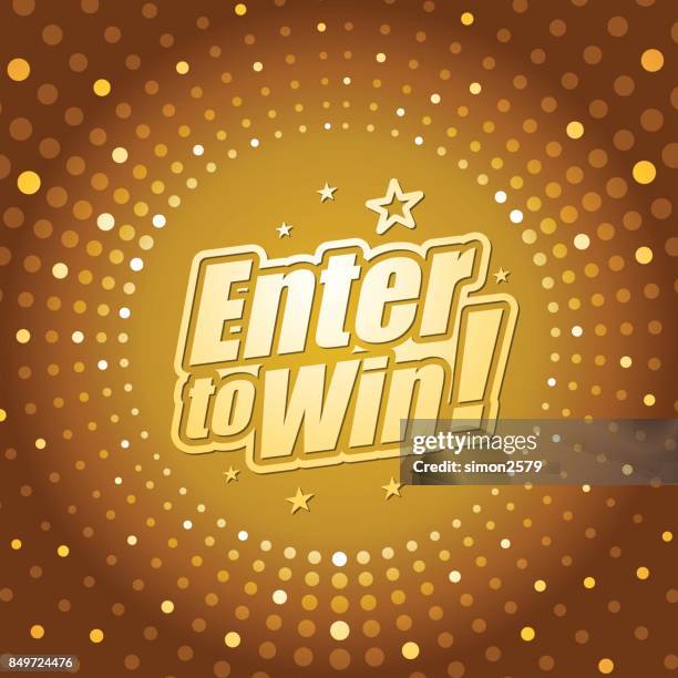 illustrations, cliparts, dessins animés et icônes de participez pour gagner la bannière - gagner casino