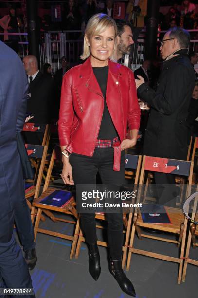 Yolanda Hadid attends the Tommy Hilfiger TOMMYNOW Fall 2017 Show during London Fashion Week September 2017 at The Roundhouse on September 19, 2017 in...