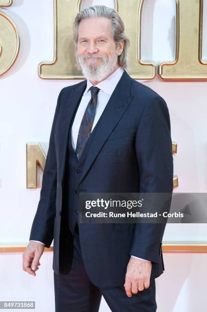 Jeff Bridges attends the UK premiere of 'Kingsman: The Golden Circle' at Odeon Leicester Square on September 18, 2017 in London, England.