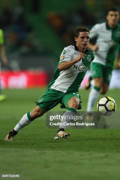 Sporting CP forward Daniel Pondence from Portugal during the match between Sporting CF v CS Maritimo for the Taca da Liga 2017/2018 at Estadio do...