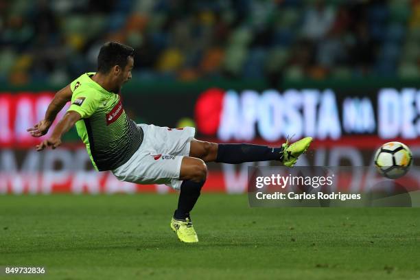 Maritimo midfielder Filipe Oliveira from Portugal during the match between Sporting CF v CS Maritimo for the Taca da Liga 2017/2018 at Estadio do...