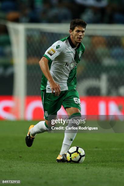 Sporting CP defender Tobias Figueiredo from Portugal during the match between Sporting CF v CS Maritimo for the Taca da Liga 2017/2018 at Estadio do...