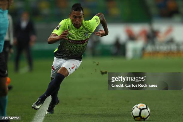 Maritimo forward Ibson from Brazil during the match between Sporting CF v CS Maritimo for the Taca da Liga 2017/2018 at Estadio do Bonfim on...