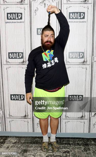 Writer Josh Ostrovsky attends Build to discuss White Girl Rose at Build Studio on September 19, 2017 in New York City.