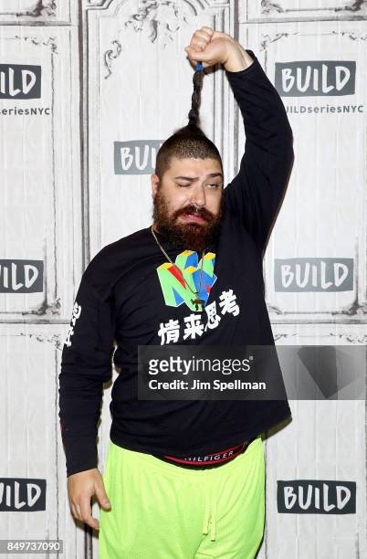 Writer Josh Ostrovsky attends Build to discuss White Girl Rose at Build Studio on September 19, 2017 in New York City.