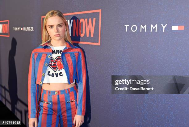 Sody attends the Tommy Hilfiger TOMMYNOW Fall 2017 Show during London Fashion Week September 2017 at The Roundhouse on September 19, 2017 in London,...