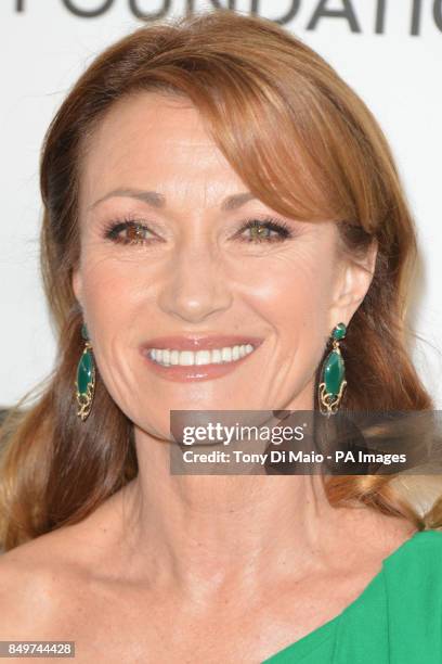 Jane Seymour arriving for 2013 Elton John AIDS Foundation Oscar Party held at West Hollywood Park in West Hollywood, Los Angeles.