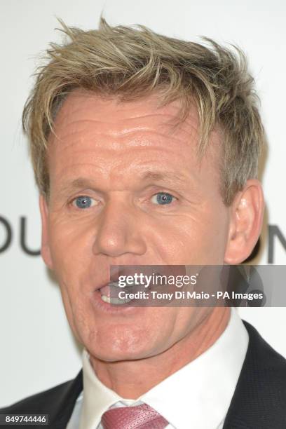 Gordon Ramsay arriving for 2013 Elton John AIDS Foundation Oscar Party held at West Hollywood Park in West Hollywood, Los Angeles.