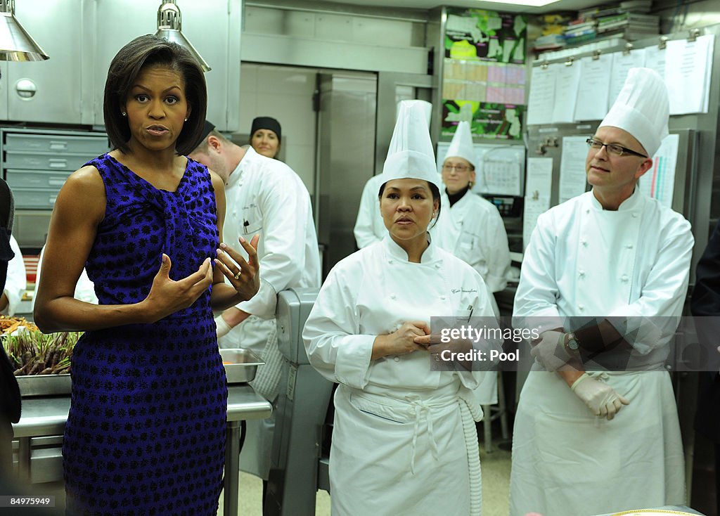 Michelle Obama Governor's Dinner Preview In Washington