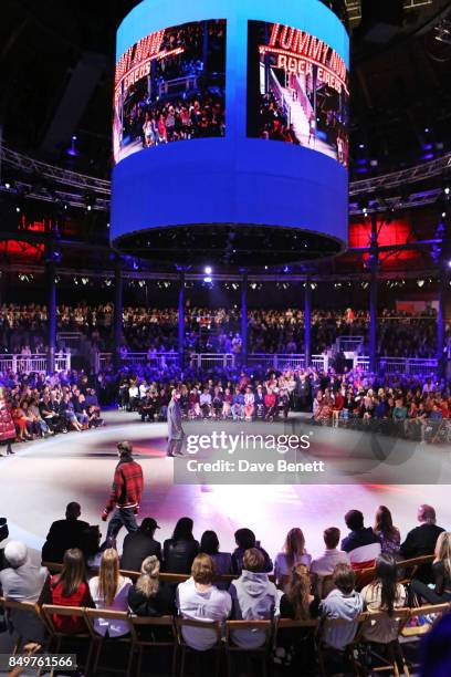 General view of the atmosphere at the Tommy Hilfiger TOMMYNOW Fall 2017 Show during London Fashion Week September 2017 at The Roundhouse on September...