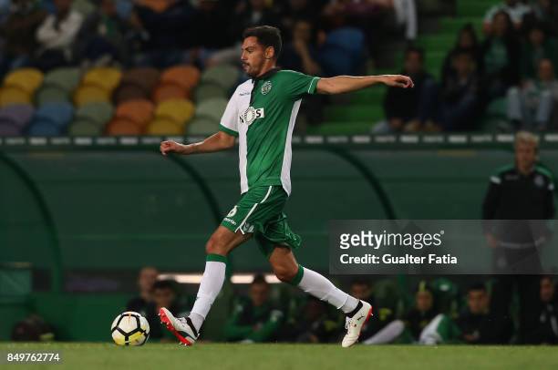Sporting CP defender Andre Pinto from Portugal in action during the Portuguese League Cup match between Sporting CP and CS Maritimo at Estadio Jose...