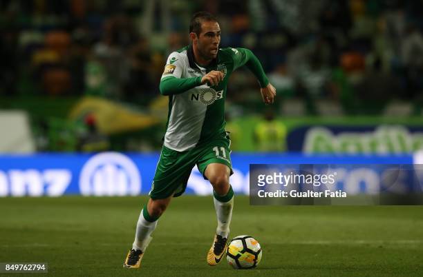 Sporting CP midfielder Bruno Cesar from Brazil in action during the Portuguese League Cup match between Sporting CP and CS Maritimo at Estadio Jose...