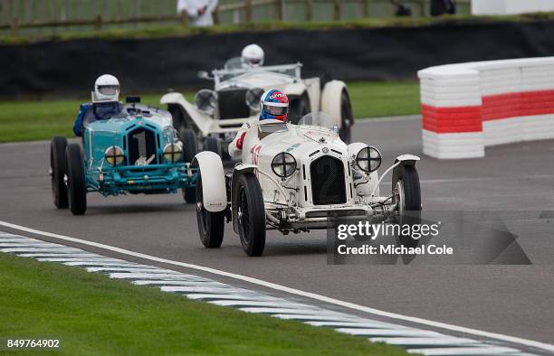 Alfa Romeo 8C 2300 Monza, driven by entrant Rupert Clevely in the Brooklands Trophy at Goodwood on September 8th 2017 in Chichester, England.