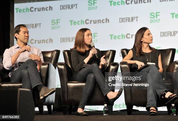 General Partner Jon Sakoda, Google Cloud Head of Startup Programs Sam O'Keefe, and Capital Partner Jenny Lefcourt judge the Startup Battlefield...