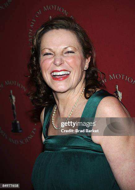 Lisa Eichhorn attends the Academy of Motion Picture Arts & Sciences' Official New York Oscar Night Party at The Carlyle on February 22, 2009 in New...