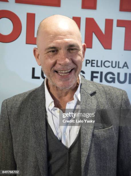 Dario Grandinetti attends the premiere of 'Retiro Voluntario' at the Atlas Patio Bullrich Cinema on September 19, 2017 in Buenos Aires, Argentina.