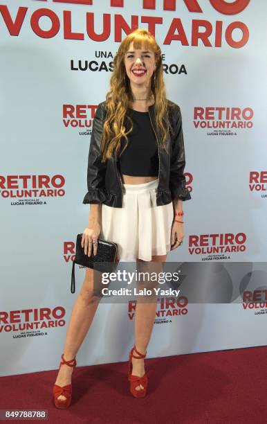 Julieta Nair Calvo attenda the premiere of 'Retiro Voluntario' at the Atlas Patio Bullrich Cinema on September 19, 2017 in Buenos Aires, Argentina.