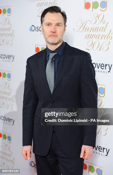 David Morrissey arriving at the Broadcasting Press Guild Television & Radio Awards, at One Whitehall Place, in Westminster, central London.