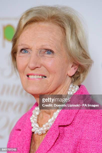 Mary Berry arriving at the Broadcasting Press Guild Television & Radio Awards, at One Whitehall Place, in Westminster, central London.